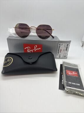Ray-Ban RB3565 Jack Round Sunglasses Rose Gold/Mirrored Gradient Polarized $280